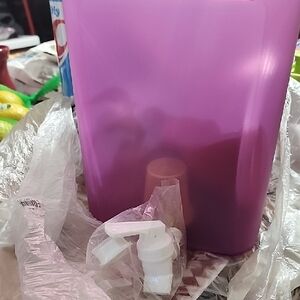 Tupperware Purple Beverage Dispenser